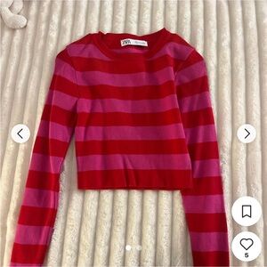 Zara Vibrant Striped Women's Sweater